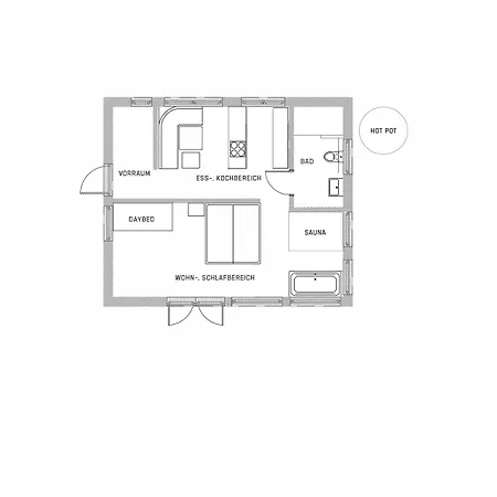 Benglerwald Berg Chaletdorf شقة